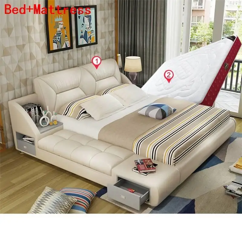 Infantil Odasi Mobilya غرفة مجموعة قورتو Recamaras إطار واحد Mobili Yatak مربع جلدية نوم الأثاث Moderna كاما Mueble السرير