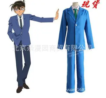 

Detective Conan Case Closed hot selling new brand Kudou Shinichi school uniform suit Cosplay Costume free shipping
