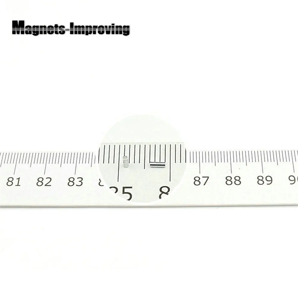 Небольшие прецизионные магниты цилиндрический диаметр. 1x3 мм Иман Neodimio мини Магнитная палка микромагнит спецодежда медицинская электронный сенсор 100 шт