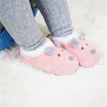 

2019 Uinisex baby socks Spring Autumn terry socks warm toddler boy/girls floor socks infant clothing accessories 0-24m