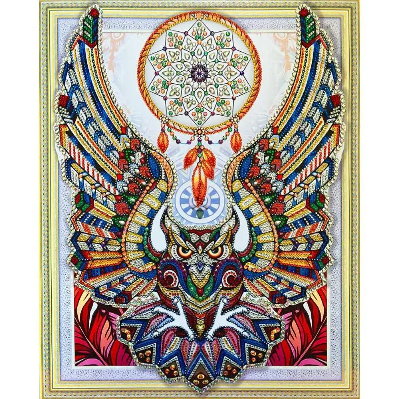 

5D DIY Part Drill Special-shaped Diamond Painting Eagle Cross Stitch Set Embroidery Mosaic Kits Needlework Round Rhinestones Art
