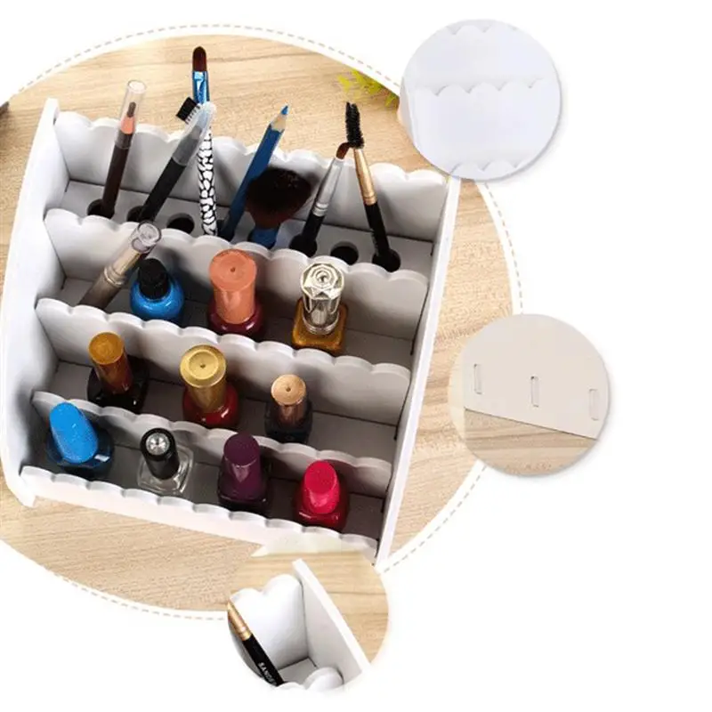 

Acrylic Nail Polish Lipstick Cosmetic Varnish Holder Display Stand Case Wall Storage Makeup Orgranize Rack Stand