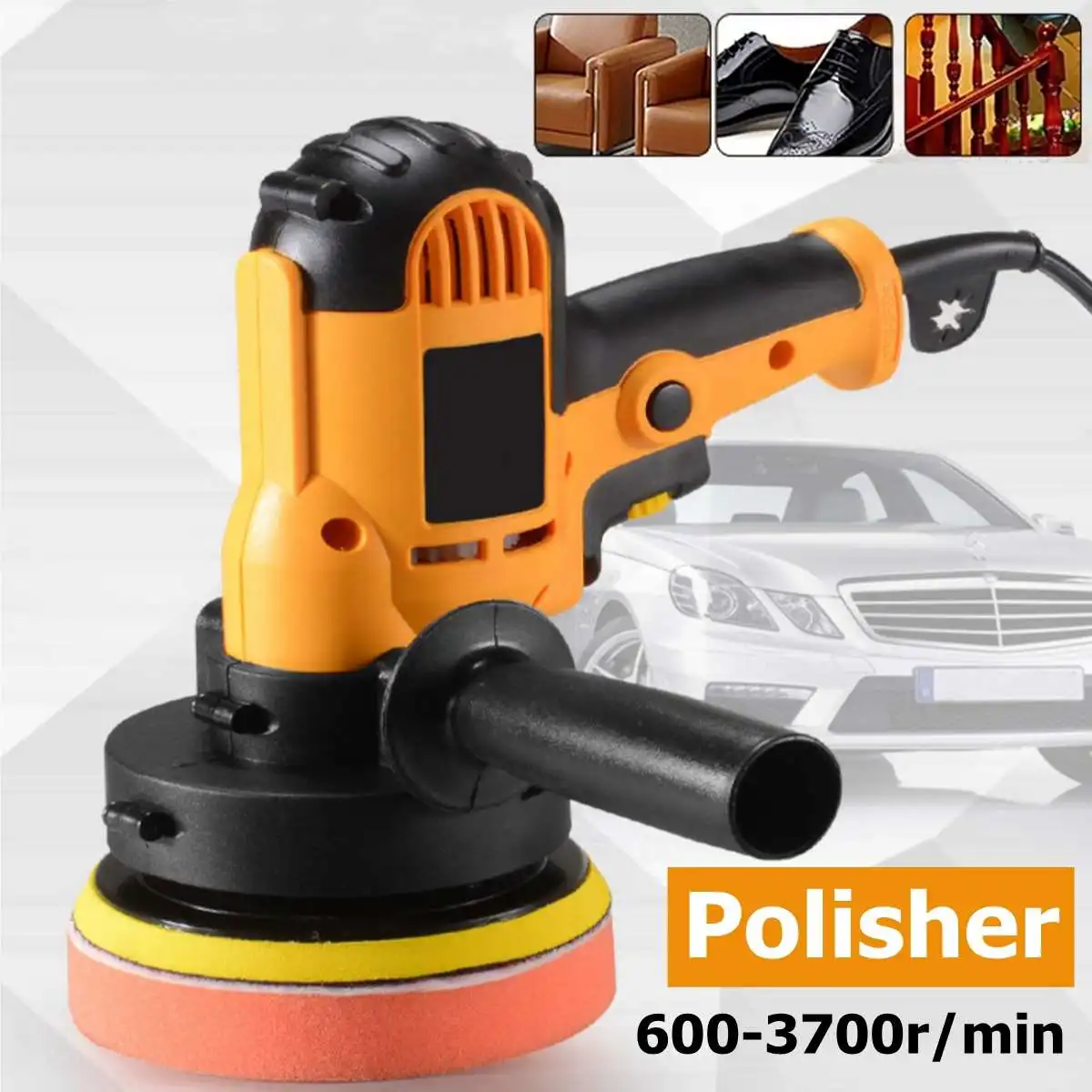 

700w Buffer Polisher Machine Electric Car Polisher Waxer Variable Speeds Tool Household Waxing Polishing Machine