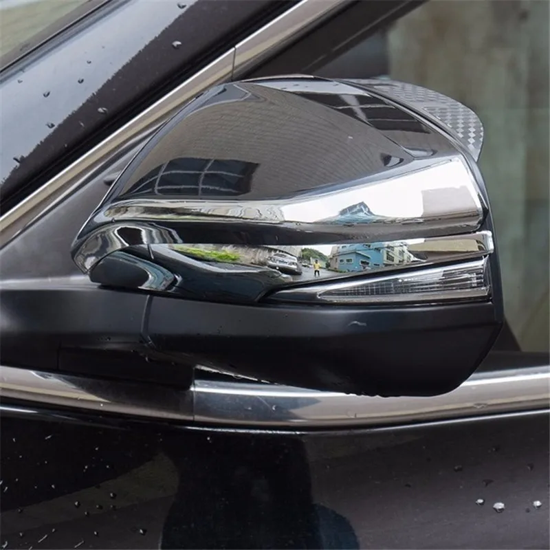 

Chromium Automobile Wing Mirror Exterior Dashing Bright Sequins Trim Car Styling Parts Modification 15 FOR Toyota Highlander