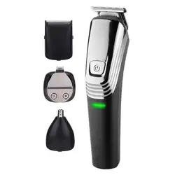 KEMEI 6 в 1 для мужчин Электрический Машинка для стрижки волос моющиеся заряжаемый триммер для носа