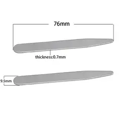 Beadsnice 38840sm2 304 Нержавеющая сталь воротник держатель персональный подарок для Него пользовательские Воротник пребывания