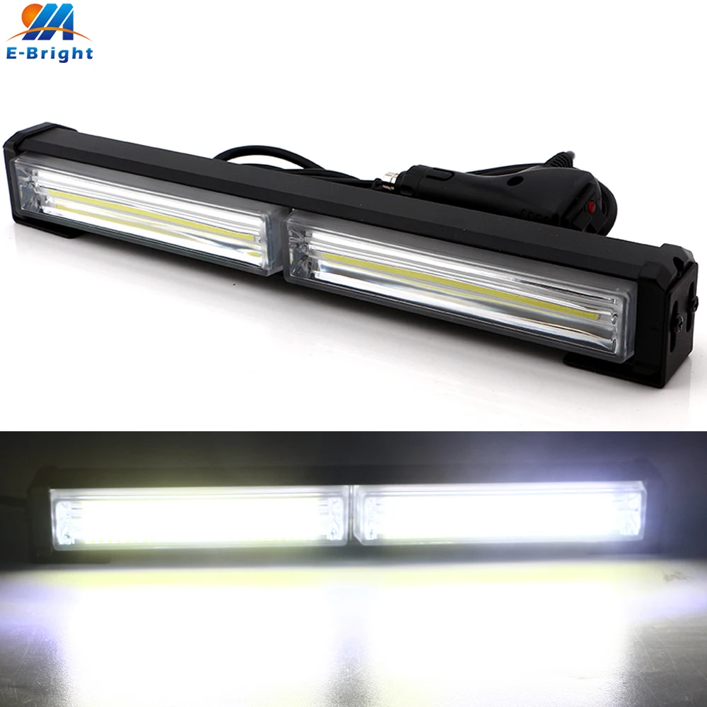 1Pcs 36W COB LED Flash Daytime Running Light Truck Car Styling Strobe Signal Emergency Warming