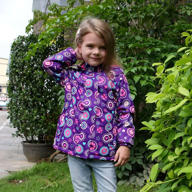 Girl Waterproof Jackets 2019 Spring Autumn Winter Girls Polar Fleece Coats Kid Sport Casual Children Jackets Double-deck Jacket
