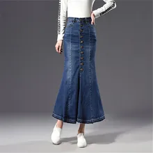 Темперамент эластичная сила Повседневная Высокая талия многорядная Пряжка шлифовальная юбка половина тела Longuette женщин