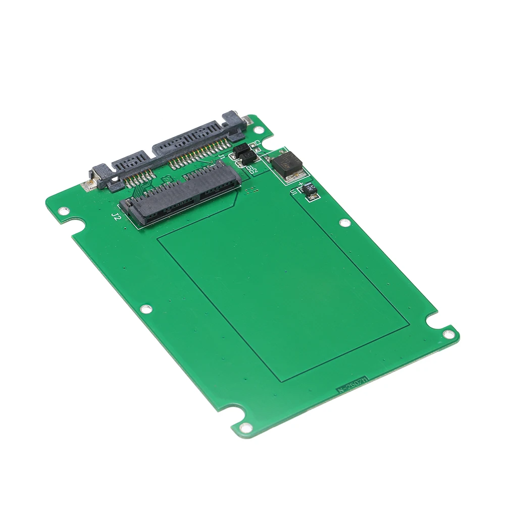 Адаптер для жесткого диска 1 8 дюйма Micro SATA SSD на 2 5 карта конвертер MSATA