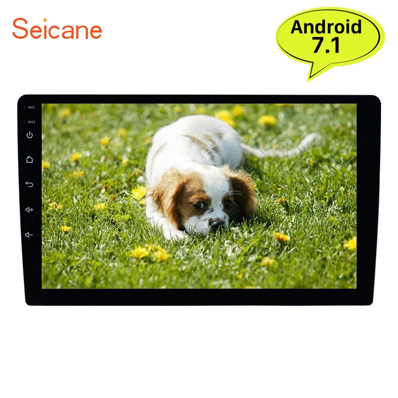 

Seicane 9 Inch 2 Din Universal Android 7.1/8.1 Car Radio GPS Navigation Headunit Player Audio Mirror Link Steering Wheel Control