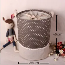 Zakka ведра для хранения на шнурке, холщовые ведра для хранения, коробка для игрушек/пасторальная точка луч порт розовый, фиолетовый, кофе, розовый