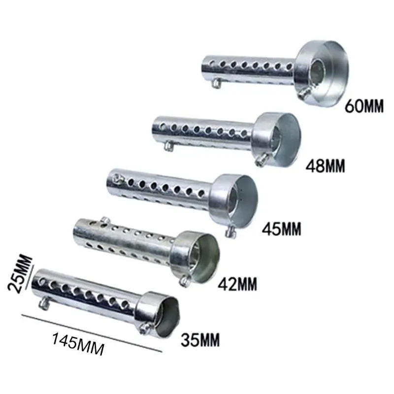 Универсальный глушитель выхлопной трубы мотоцикла регулируемый дБ труба-убийца наконечник для мотогонок 35/42/45/48/60 мм Высокое качество