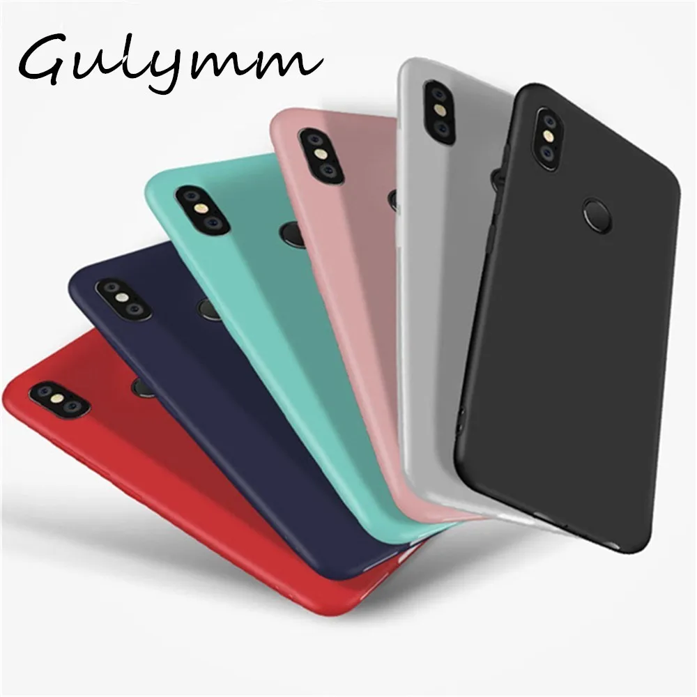 

Candy Color Phone Cases For Xiaomi Redmi Note 7 7 Pro Global Case Silicone Soft Matte Back Cover For Redmi 7 Fundas Coque
