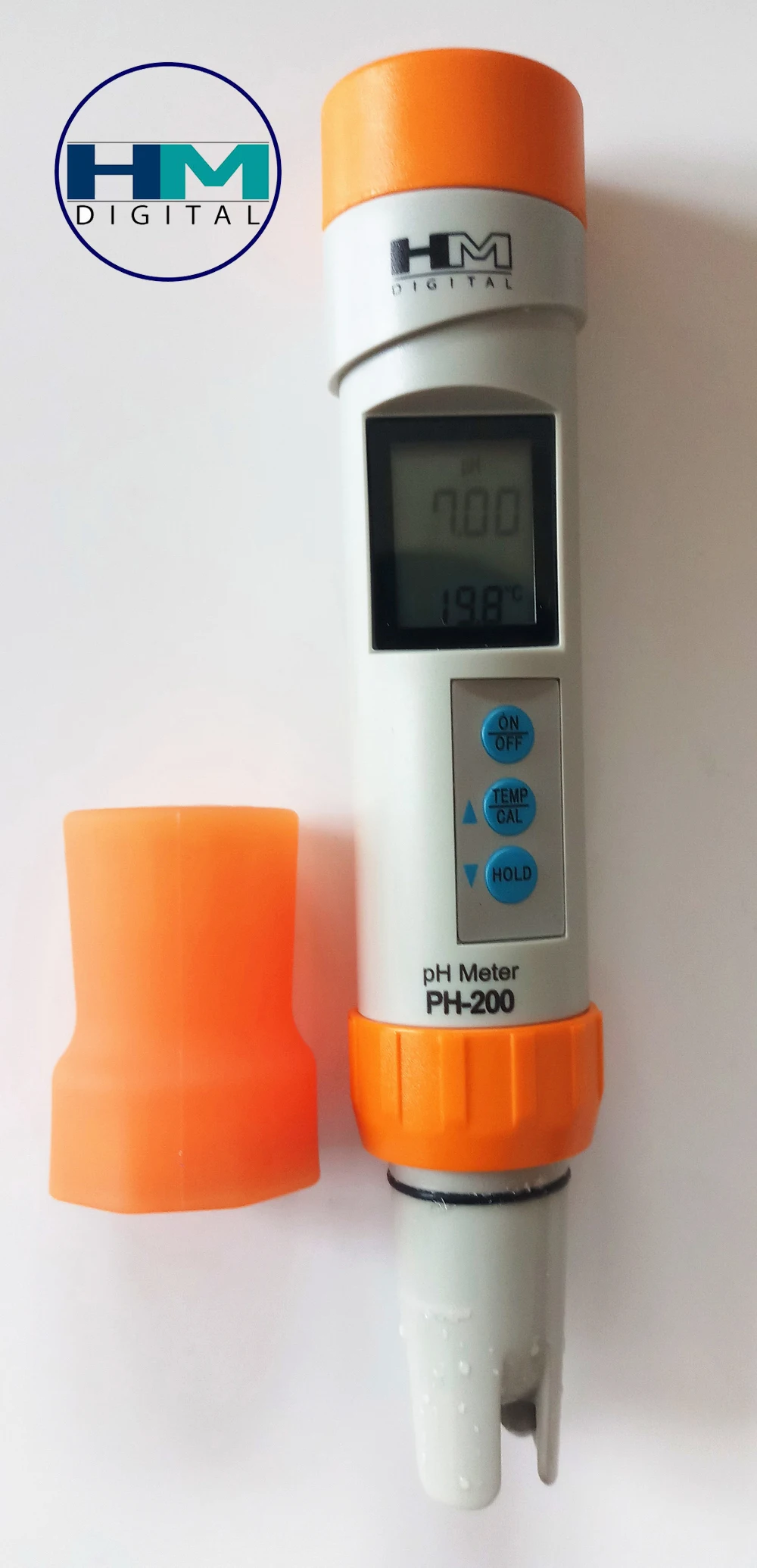 HM Digital 10pcs/lot PH-200 Water-proof pH and Temperature Meter with Automatic Calibration Datahold | Инструменты