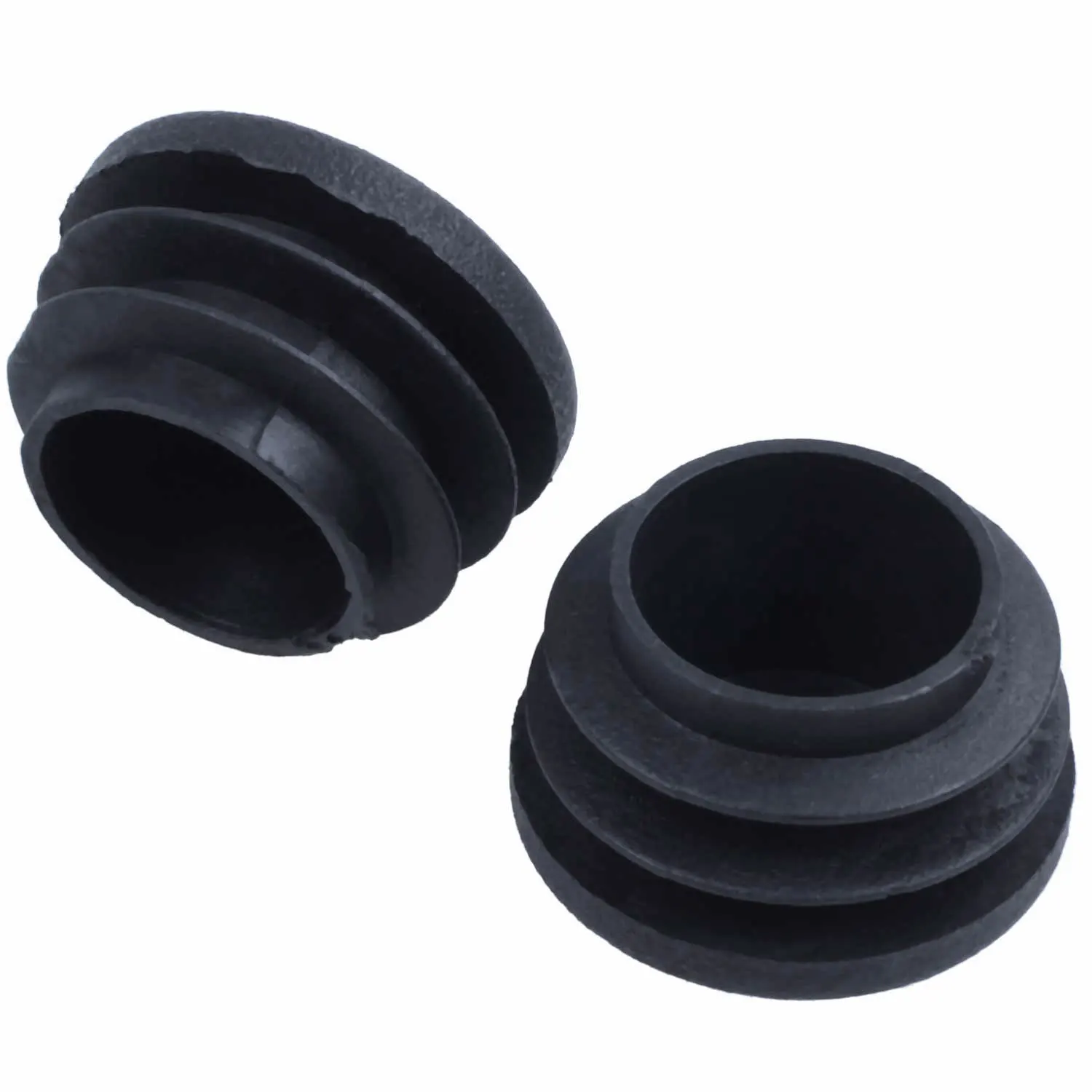 

Promotion! 2 Pieces 25mm Dia Plastic Round Blanking End Cap Black secure fitting
