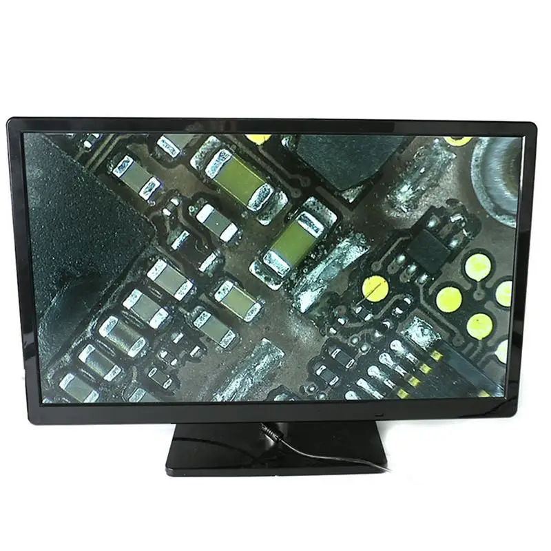  Microscope Sets HD 13MP 60F/S HDMI VGA Industrial Electron Microscope Camera+130X C Mount Lens+56 L