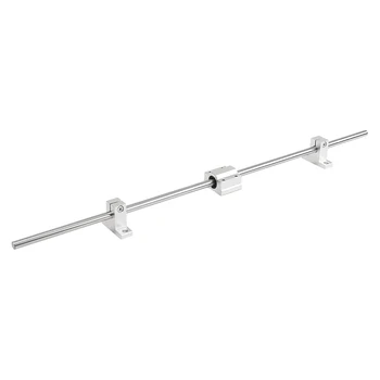 

8mm Linear Guide Shaft Rod Rail 500mm Linear Motion Ball Bearing Slide Bushing CNC Optical Axis 3D Printer Part Accessories NEW