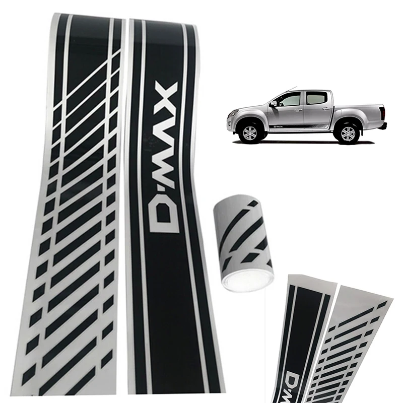 

2 Pcs Gradient Side Stripe Graphic Stickers Fit For 2016 ISUZU DMAX Beast PICKUP