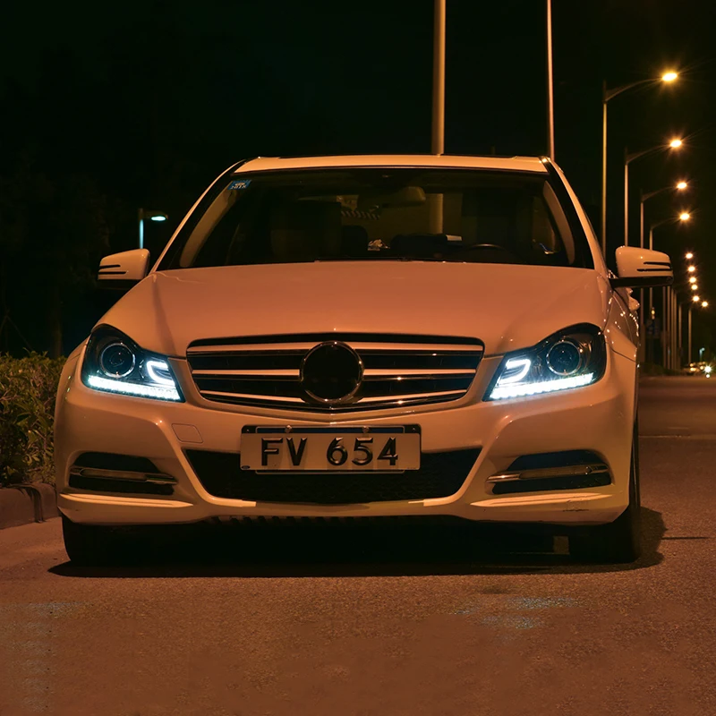 Головной светильник в сборе для Mercedes Benz W204 2011 2012 2013 C180C200C260 светодиодный