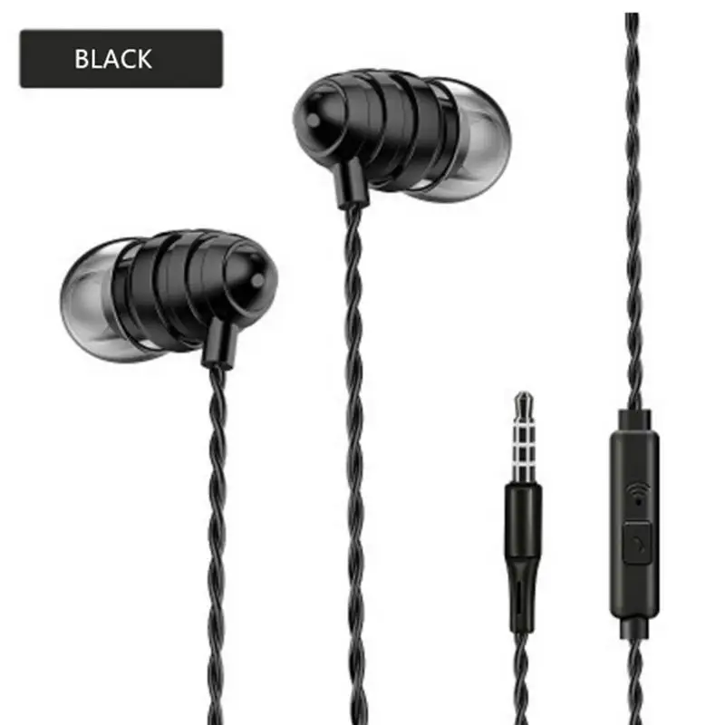 

Wired Earphone One-touch Call Music Support Active Noise Reduction High Quality Music Sound Earphone For Smart Phone