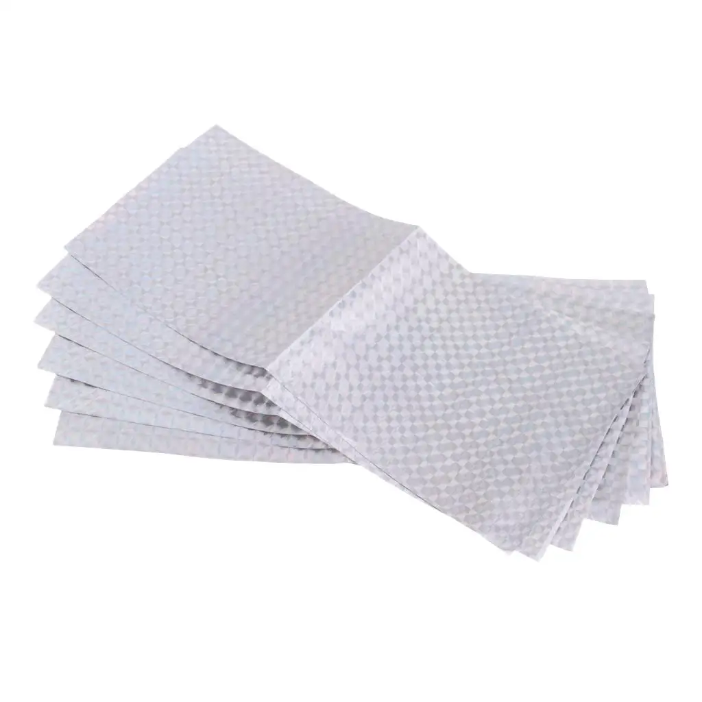 

6pcs 22.5x10 cm Holographic Adhesive Film Fishing Lure Tape Sticker For Lure Making DIY Fly Tying Material Tool