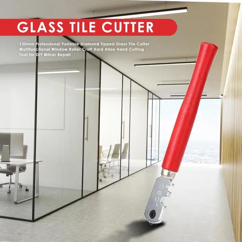 

130mm Professional Diamond Tipped Glass Tile Cutter for Hand Cutting Tools