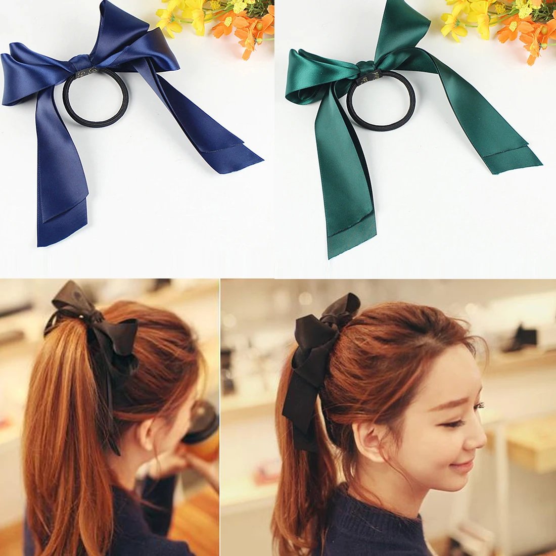 

Daughter Mum baby Bowknot Hair Band Matching Elastic Headband Floral Turban Knot Accessories Headwear