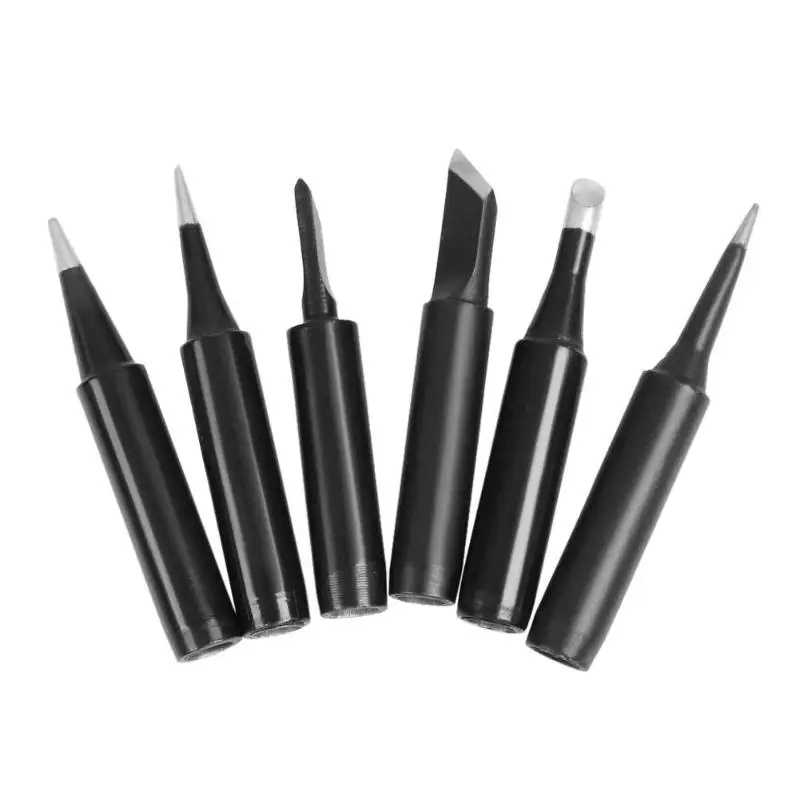 

6pcs/set Electric Soldering Iron Tips for Welding Solder Rework Station Repair Welding Equipment Tools