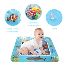 50*60 см детский надувной водный игровой коврик животик время ребенка Забавный коврик Детский развивающий игровой центр с ручным насосом