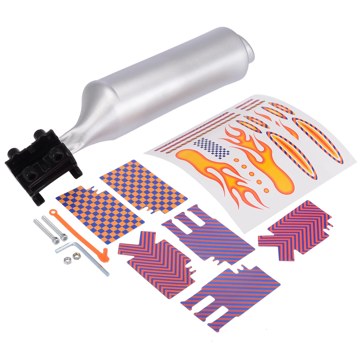 Bike Installation Turbo Spoke Pipe Exhaust System Motorcycle Sounds