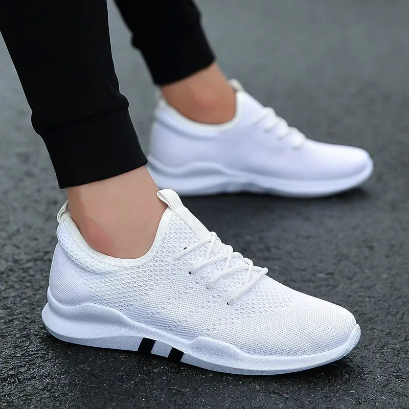 New Men Mesh Shoes Breathable Lightweight Lace-up Men's Casual Shoes High Quality Zapatillas Hombre Fashion Male Sneakers New Men Mesh Shoes Breathable Lightweight Lace-up Men's Casual Shoes High Quality Zapatillas Hombre Fashion Male Sneakers