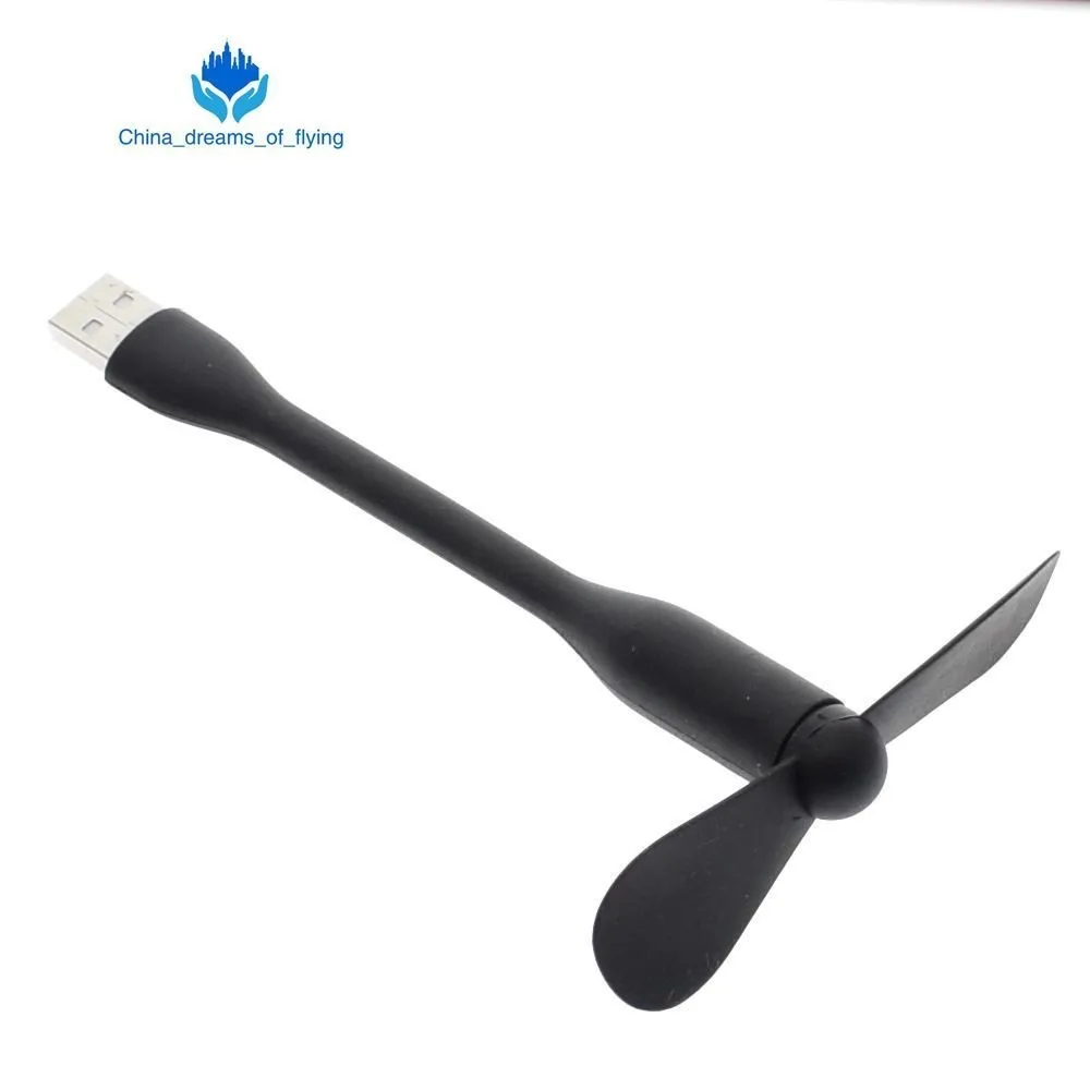 

TZT Hot sale USB Fan Flexible portable removable USB Mini Fan For all Power Supply USB Output USB Gadgets