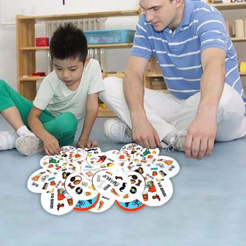 

Board Game Cards Toy Spot It Game For Kids Children Over 5 Years Old Board Game Cards Toy Spot It Game For Kids Children Over 5