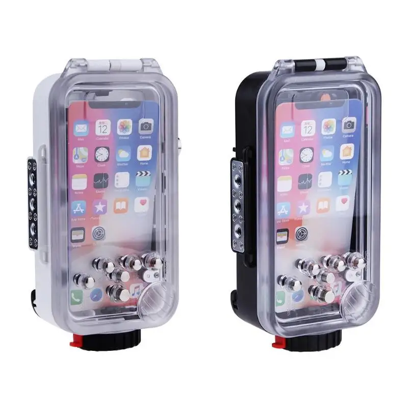 

New Arrival 60m/195ft Waterproof Diving Protective Housing Underwater Photo Video Case for iPhone X XS Protect Phone Case