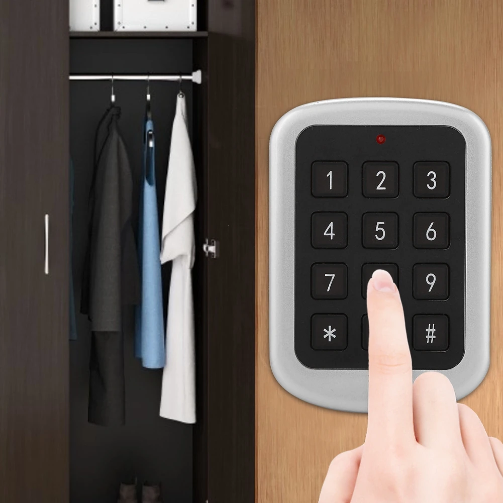 

Home Security Password Code Lock Electronic Wardrobe File Cabinet Drawer Lock
