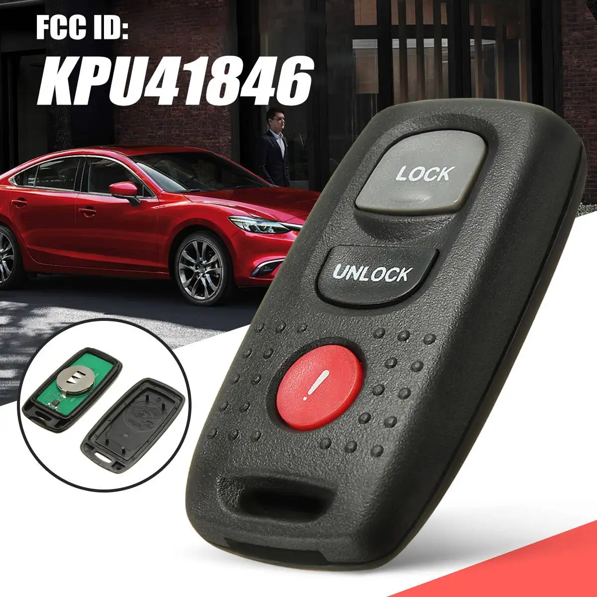 

313Mhz Entry Remote Key Fob Transmitter Keyless For Mazda 3 2004 2006 2006 For Mazda 6 2003 2004 2005 For Mazda3 6 KPU41846