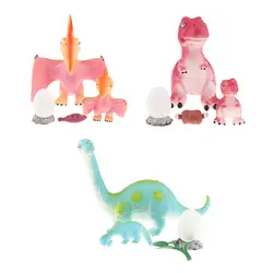 Реалистичные Модели Динозавров животных игрушечные лошадки динозавр мать и Babyfor детей малышей ранние игры поставки детские игрушки