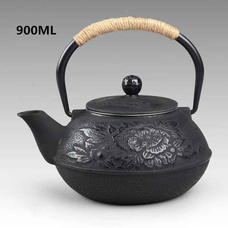 900ml Hot Sale Manual Japanese Cast Iron Teapot Iron Pot Tea set Pu'er