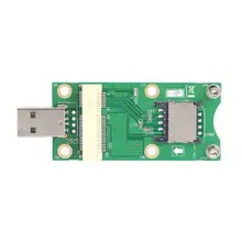 Мини PCI-E к USB адаптер с SIM 8 Pin слот для карты для WWAN/LTE модуль