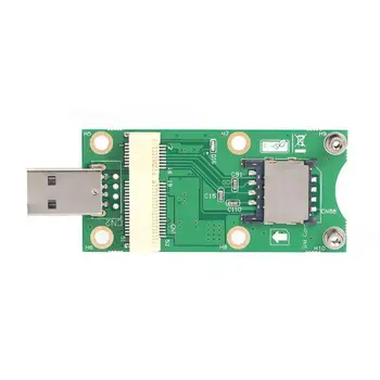 

Mini PCI-E to USB Adapter with SIM 8 Pin Card Slot for WWAN/LTE Module