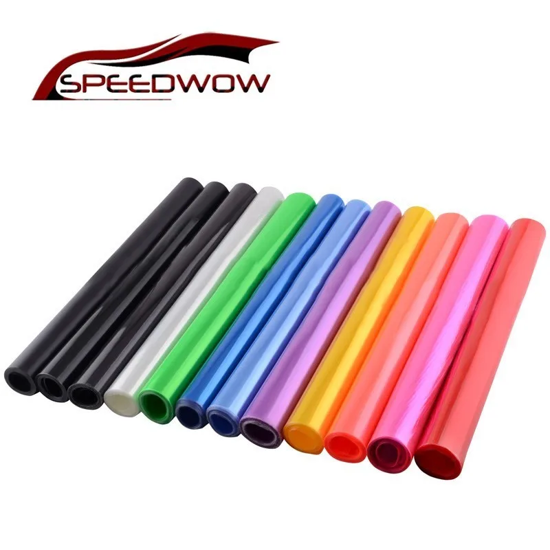 

SPEEDWOW Universal 30*200cm Automobiles Car Light Headlight Taillight Tint Vinyl Film Sticker Sheet Fog Light Lamp Smoke Film