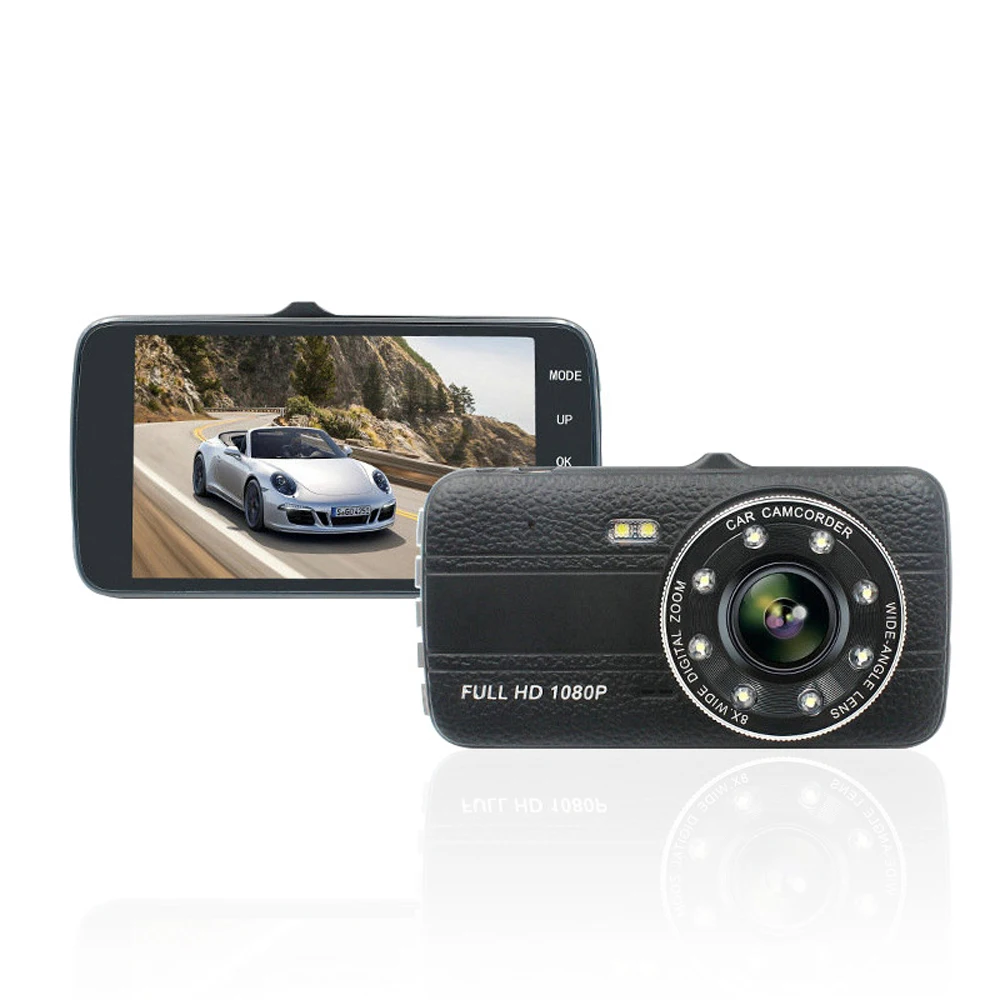 

4.0 Inch IPS Screen Car DVR 1080P Dual Lens Auto Camera 170° IP68 Night Vision Dash Cam with Rear View Camera Camcorder DVRs