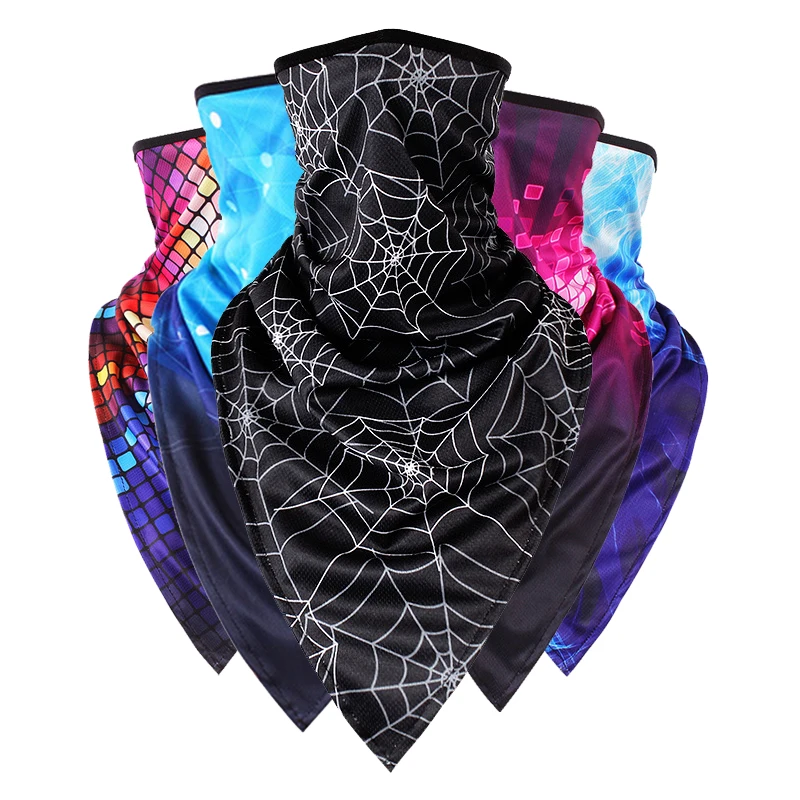 

New Motorcycle Windproof Bandana Cycling Face Mask Magic Multifunctional Half Face Mask Balaclavas Snowboard Neck Triangle Scarf