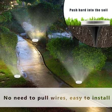 Солнечный датчик с силовым приводом лампа наружная Водонепроницаемая квадратная Напольная Лампа 8LED пейзаж для освещения сада для сада гаража прихожей