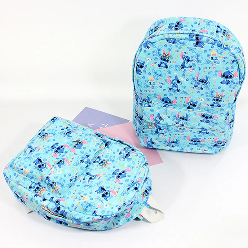 

kawaii 40cm Japanese Anime Stitch Plush Doll Toys Plush Bag canvas plush backpack Plush Bag Soft canvas Doll for school bag gift