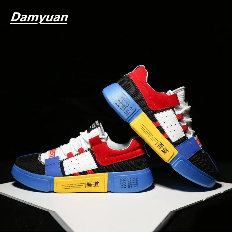 

Damyuan Men's Casual Running Sport Shoes Man Breathable Flats Shoes Men's Outdoor Sports Shoes
