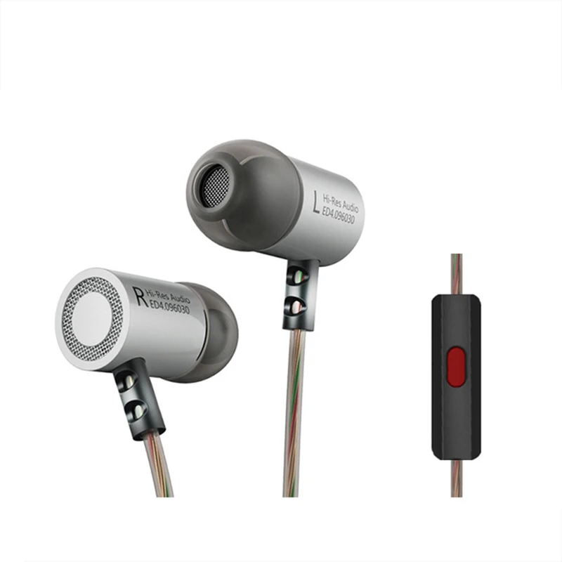 

Kz Ed4 Metal Stereo Earphone Noise Isolating In-Ear Music Earbuds For Mobile Phone Mp3 Mp4