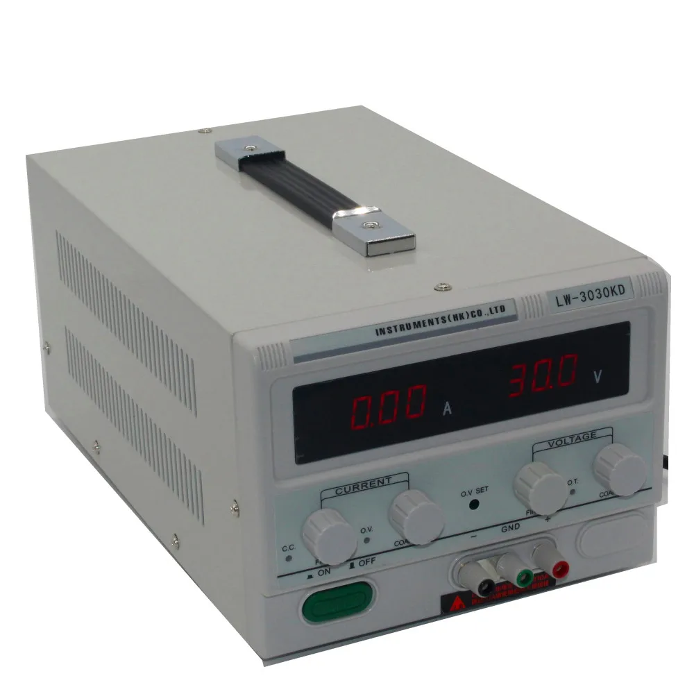 

0-30V 0-30A Adjustable Switching Regulator DC Power Supply LW-3010KD Laptop Repair Phone Rework 220V/110V LED Display Regulator