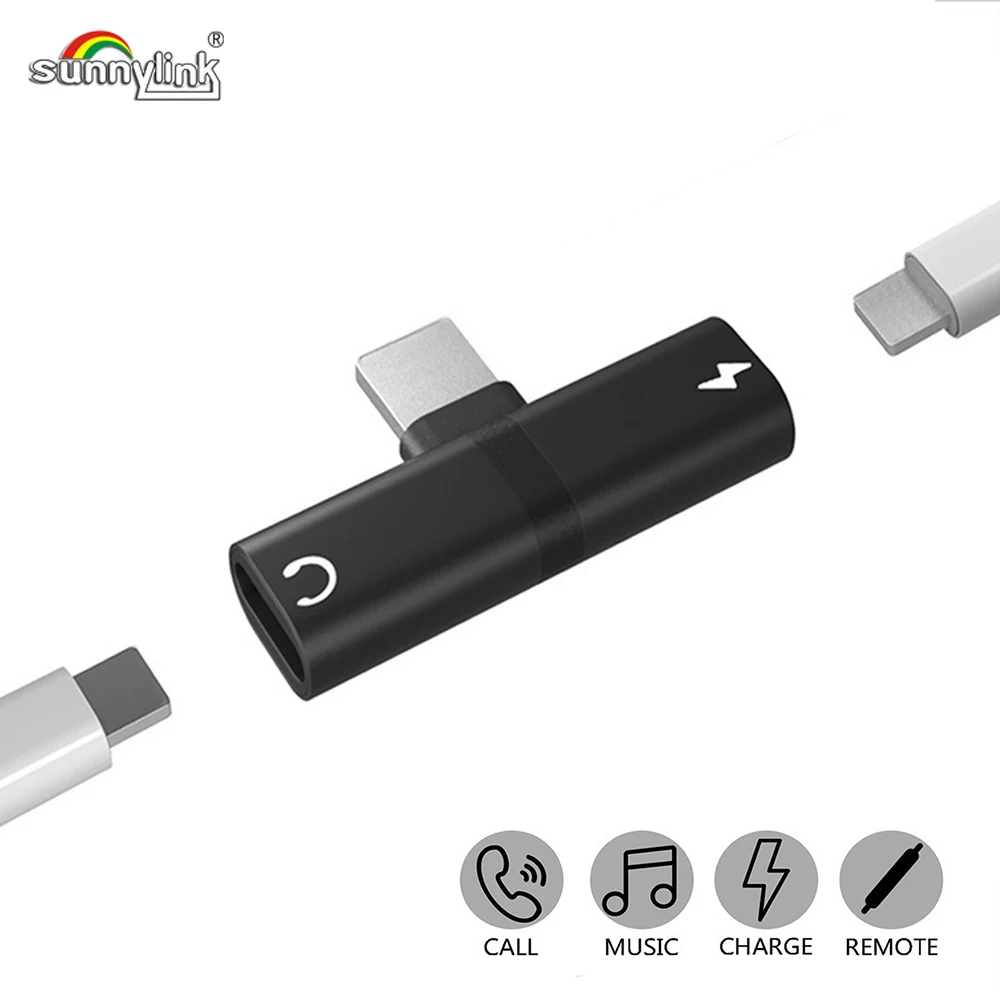 

Earphone Audio Adapter for Iphone 7/8/X/XR + Power Charge , Power Charge &Audio 2 IN 1 Splitter , Music +Charge at Same Time